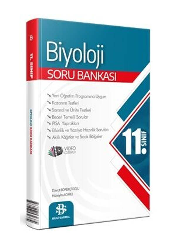 Biyoloji Kitabı, Soru Kitabı, Bilgi Sarmal Yayınları 9786258070323
