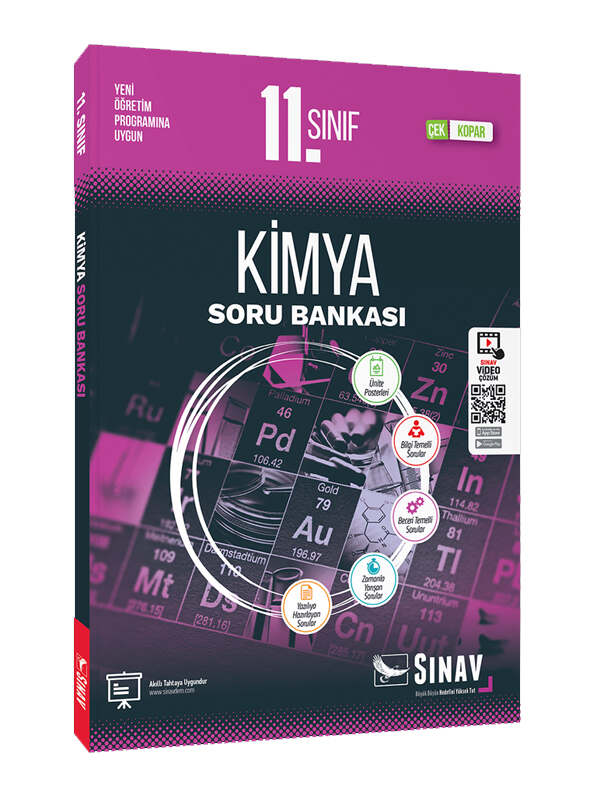 Kimya, Soru Kitabı, Sınav Dergisi Yayınları 9786257332330
