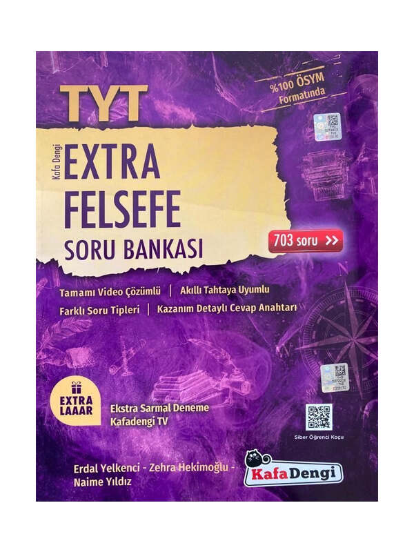TYT Kitap, Felsefe, Soru Kitabı, Kafa Dengi Yayınları 9786257079617