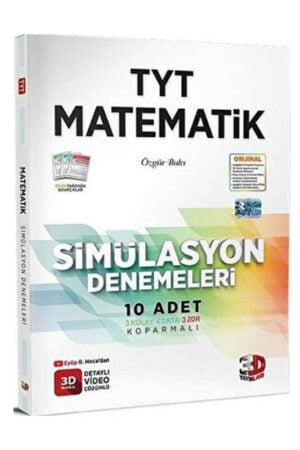 Matematik Kitabı, TYT Kitap, Deneme Kitabı, 3D Yayınları 9786051949758