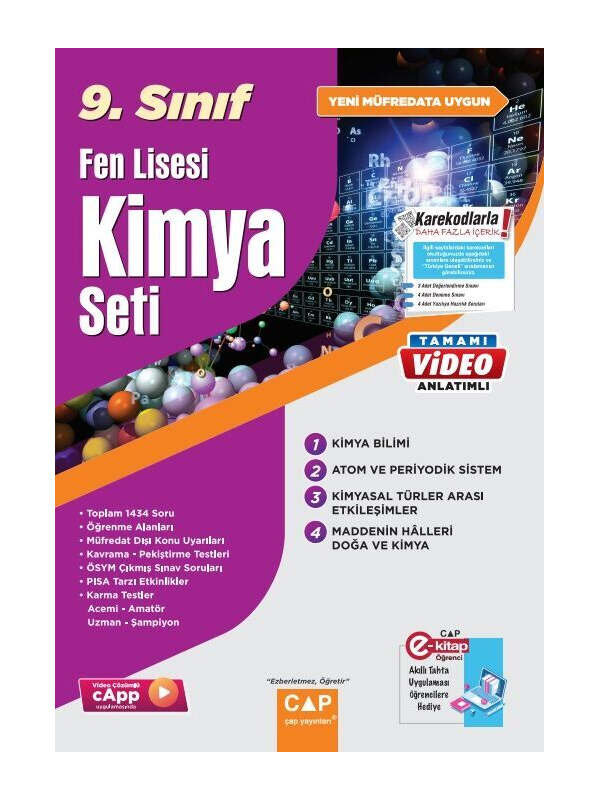 Kimya, Çap Yayınları 9786258139631