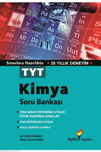 TYT Kitap, Kimya, Soru Kitabı, Aydın Yayınları 9786050694581