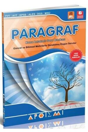 Soru Kitabı, Konu Kitabı, Apotemi Yayınları 9786057551672