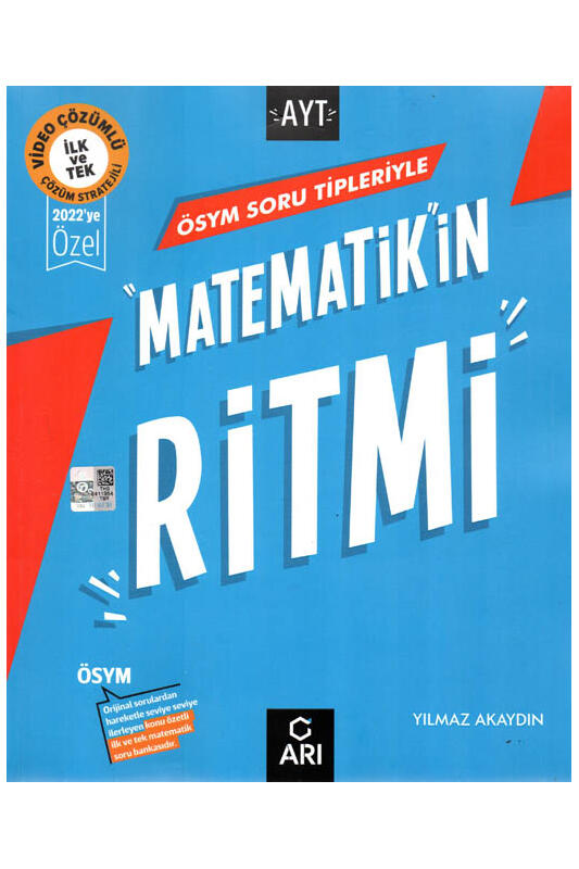 Matematik Kitabı, AYT Kitap, Arı Yayıncılık 9786257531368