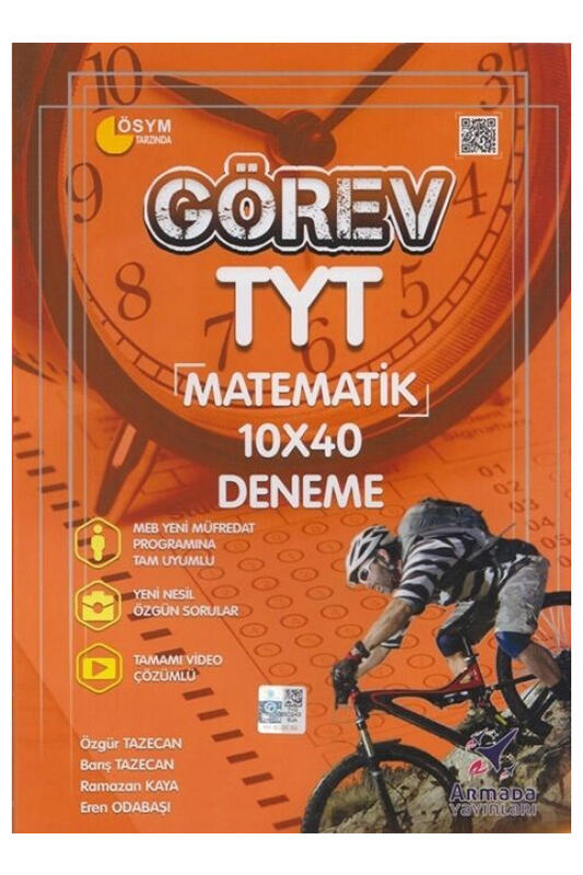 Matematik Kitabı, TYT Kitap, Deneme Kitabı, Armada Yayınları 9786052723586