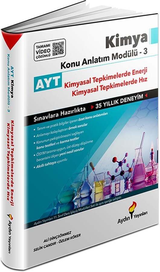 AYT Kitap, Kimya, Konu Kitabı, Aydın Yayınları 9786057710086