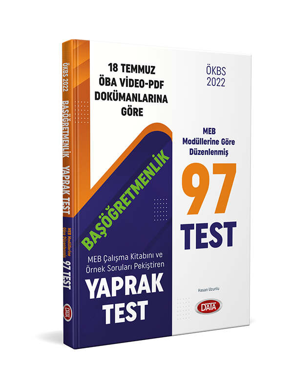 Yaprak Test Kitabı, Data Yayınları 9786258469981