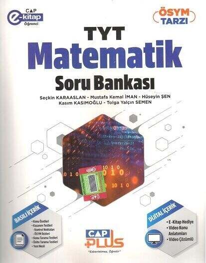 Matematik Kitabı, TYT Kitap, Soru Kitabı, Çap Yayınları 9786258139891