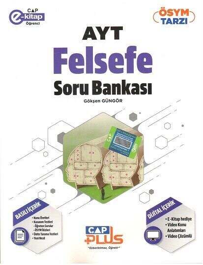AYT Kitap, Felsefe, Soru Kitabı, Çap Yayınları 9786258139860