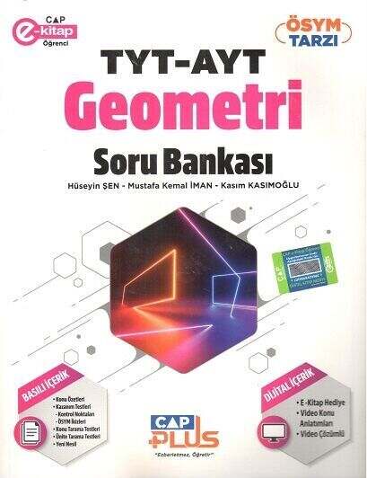 Geometri Kitabı, TYT Kitap, AYT Kitap, Soru Kitabı, Çap Yayınları 9786258139907