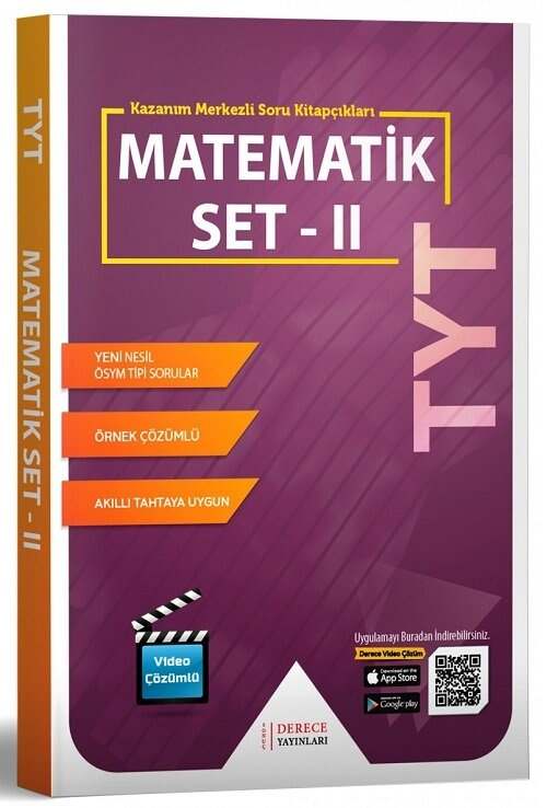 Matematik Kitabı, TYT Kitap, Sonuç Derece Yayınları 9786057943590