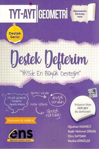 Geometri Kitabı, TYT Kitap, AYT Kitap, ENS Yayıncılık 9786056952852