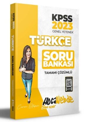 KPSS Kitap, Türkçe, Soru Kitabı, Hocawebde Yayınları 9786057198938