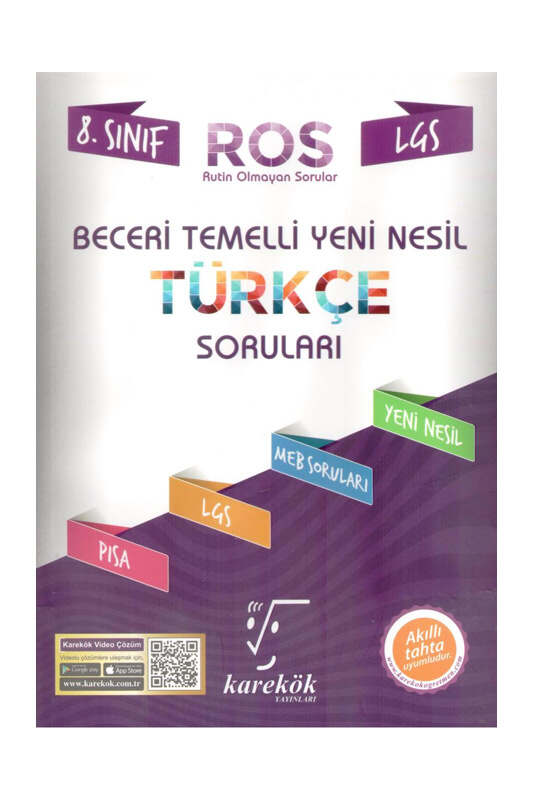 Türkçe, Karekök Yayınları 9786057711830