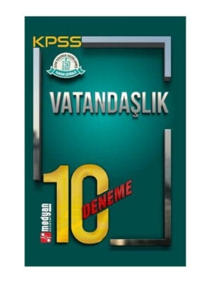 KPSS Kitap, Deneme Kitabı, Medyan Yayınları 9786057529794