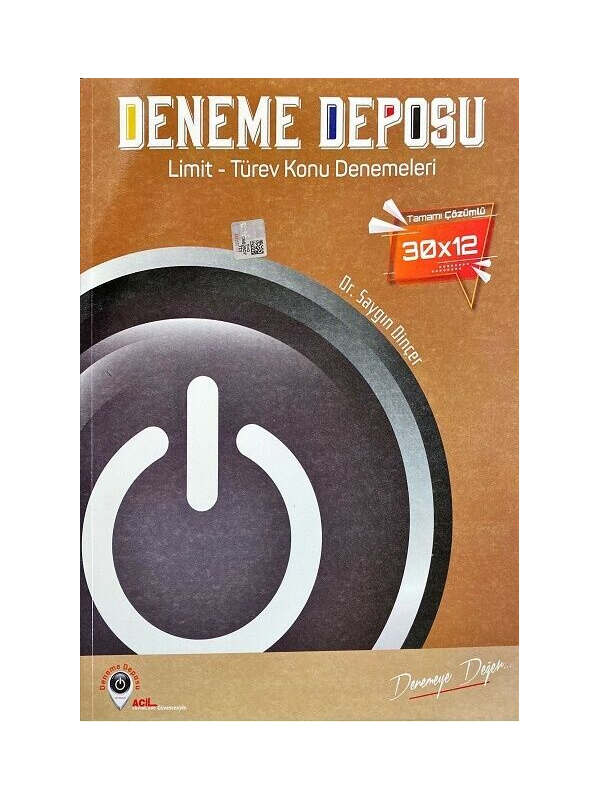 Deneme Kitabı, Deneme Deposu Yayınları 9786057146816