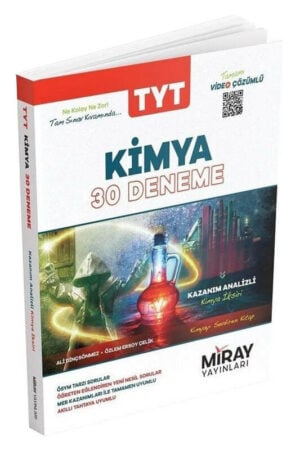 TYT Kitap, Kimya, Deneme Kitabı, Miray Yayınları 9786258104714