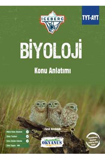 Biyoloji Kitabı, TYT Kitap, AYT Kitap, Konu Kitabı, Okyanus Yayınları 9786057832542