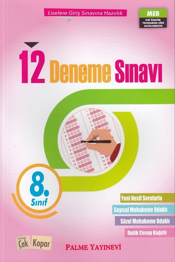 Deneme Kitabı, Palme Yayıncılık 9786052822265