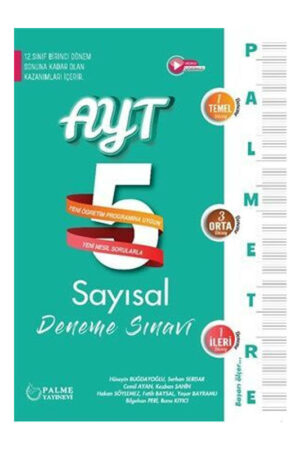AYT Kitap, Deneme Kitabı, Palme Yayıncılık 9786256441118