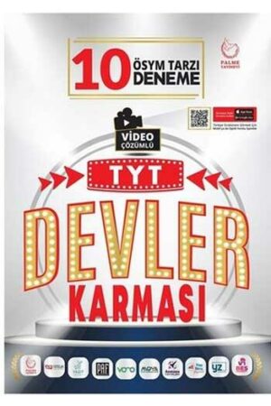 TYT Kitap, Deneme Kitabı, Palme Yayıncılık 9786052826461