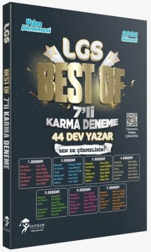 Deneme Kitabı, Saydam Yayınları 9786057418258
