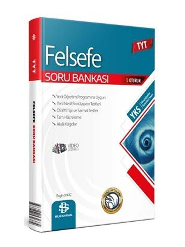 TYT Kitap, Felsefe, Soru Kitabı, Bilgi Sarmal Yayınları 9786258070477