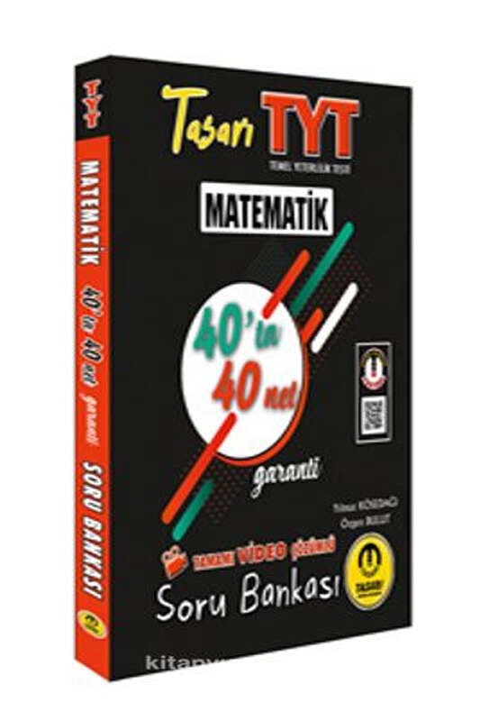 Matematik Kitabı, TYT Kitap, Soru Kitabı, Tasarı Yayınları 9786057382023