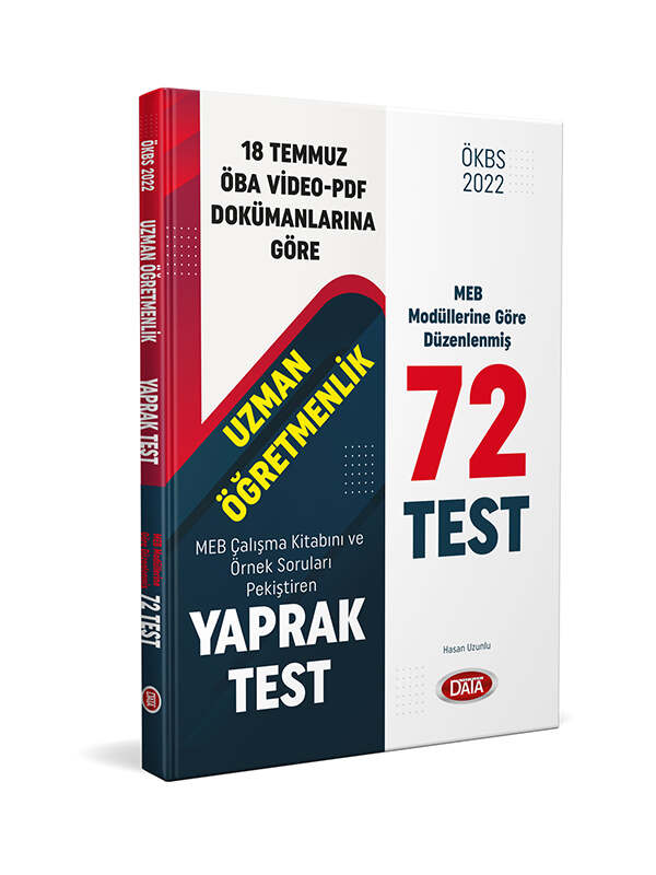 Yaprak Test Kitabı, Data Yayınları 9786258469967