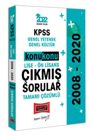 KPSS Kitap, Çıkmış Soru Kitabı, Yargı Yayınları 9786254424311