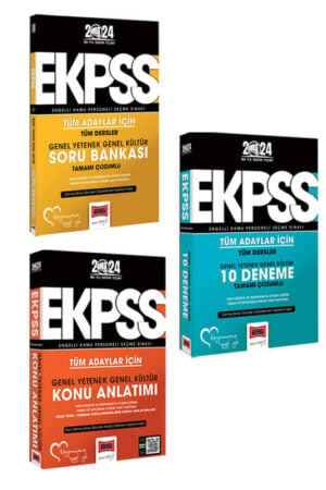 KPSS Kitap, Deneme Kitabı, Yargı Yayınları 9999B1054