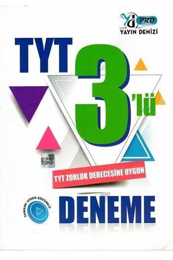 TYT Kitap, Deneme Kitabı, Yayın Denizi Yayınları 9786051973760