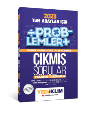 Çıkmış Soru Kitabı, Yediiklim Yayınları 9786254312564