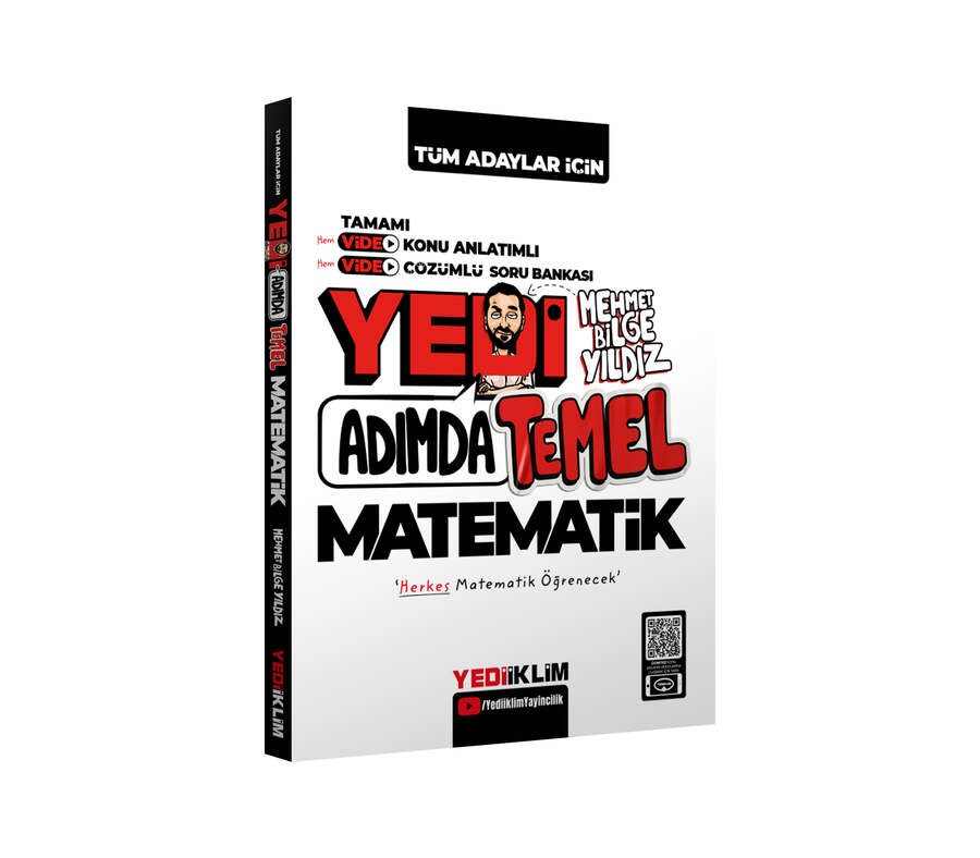 Matematik Kitabı, Soru Kitabı, Konu Kitabı, Yediiklim Yayınları 9786254311963