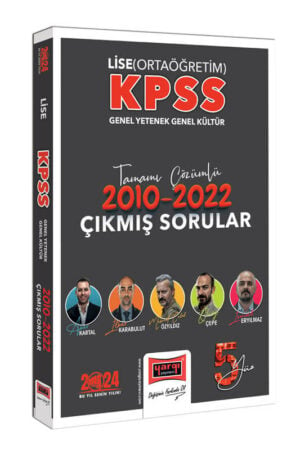 KPSS Kitap, Çıkmış Soru Kitabı, Yargı Yayınları 9786254217791