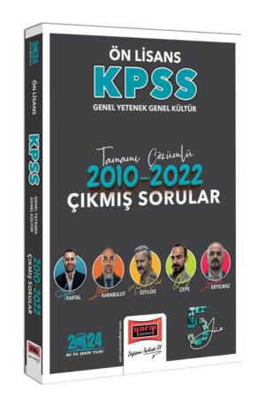 KPSS Kitap, Çıkmış Soru Kitabı, Yargı Yayınları 9786254217760