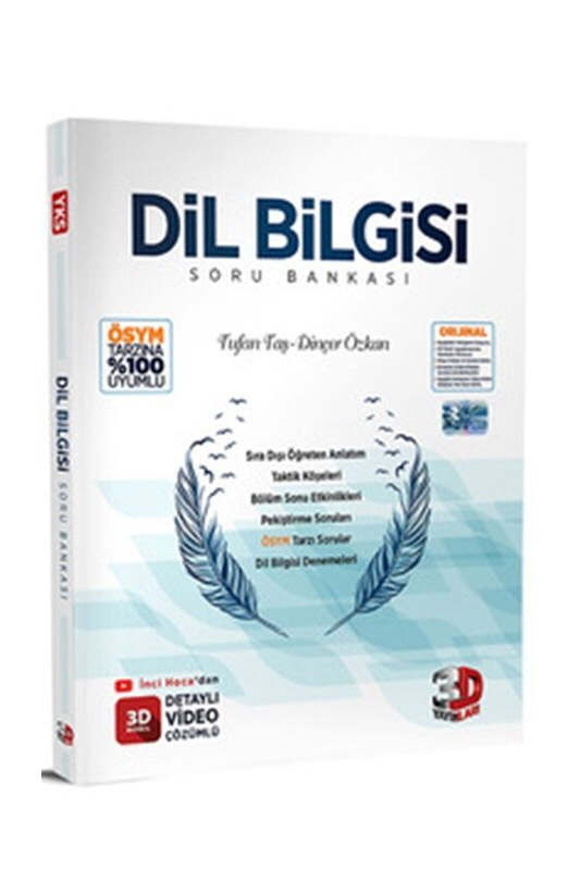 2024, Soru Kitabı, 3D Yayınları 9786051949505