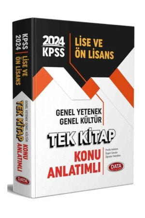 KPSS Kitap, Konu Kitabı, Data Yayınları 9786256440913