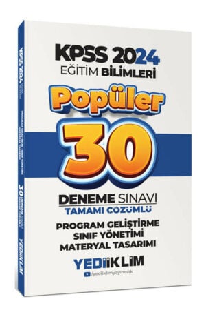KPSS Kitap, Deneme Kitabı, Yediiklim Yayınları 9786254314056