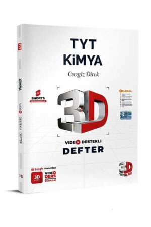 2024, TYT Kitap, Kimya, 3D Yayınları 9786259906089