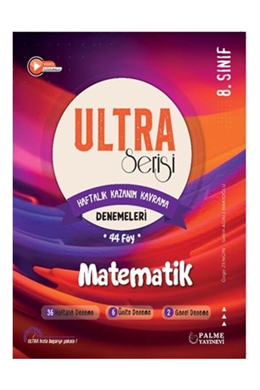 2024, Matematik Kitabı, Deneme Kitabı, Palme Yayıncılık 9786256441194