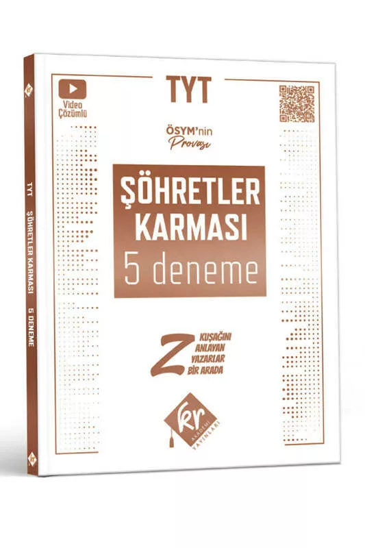 2024, TYT Kitap, Deneme Kitabı, KR Akademi 9786256374621