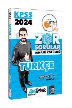 2024, KPSS Kitap, Türkçe, Hocawebde Yayınları 9786258257809