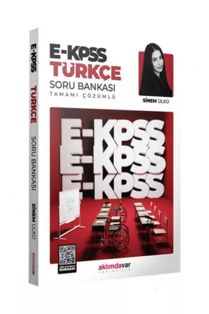 2024, KPSS Kitap, Türkçe, Soru Kitabı, Aklımdavar Yayınları 9786057222664