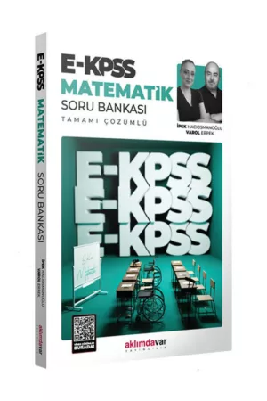 2024, Matematik Kitabı, KPSS Kitap, Soru Kitabı, Aklımdavar Yayınları 9786259954448