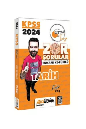 2024, KPSS Kitap, Tarih, Hocawebde Yayınları 9786258257847