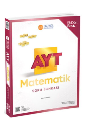 ÜçDörtBeş Yayınları 2026 AYT Matematik Soru Bankası