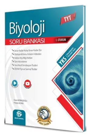 Biyoloji Kitabı, TYT Kitap, Soru Kitabı, Bilgi Sarmal Yayınları 9786256712126