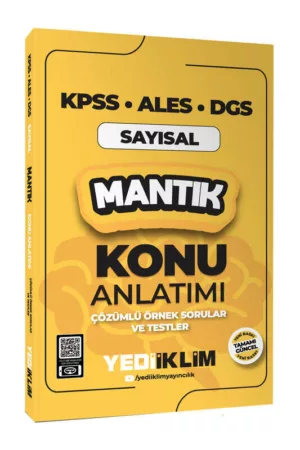 KPSS Kitap, ALES Kitap, Konu Kitabı, Yediiklim Yayınları 9786254316876