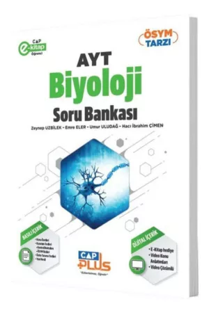 Biyoloji Kitabı, AYT Kitap, Soru Kitabı, Çap Plus Yayınları 9786256040113